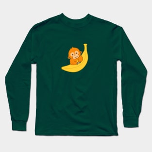 This Orang(utan) is Bananas! Long Sleeve T-Shirt